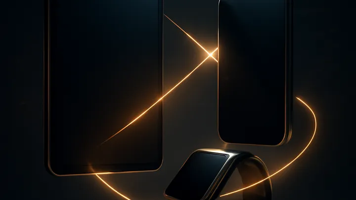 009JL COM - Multiple devices floating in harmony 009JL COM Multiple devices floating in harmony